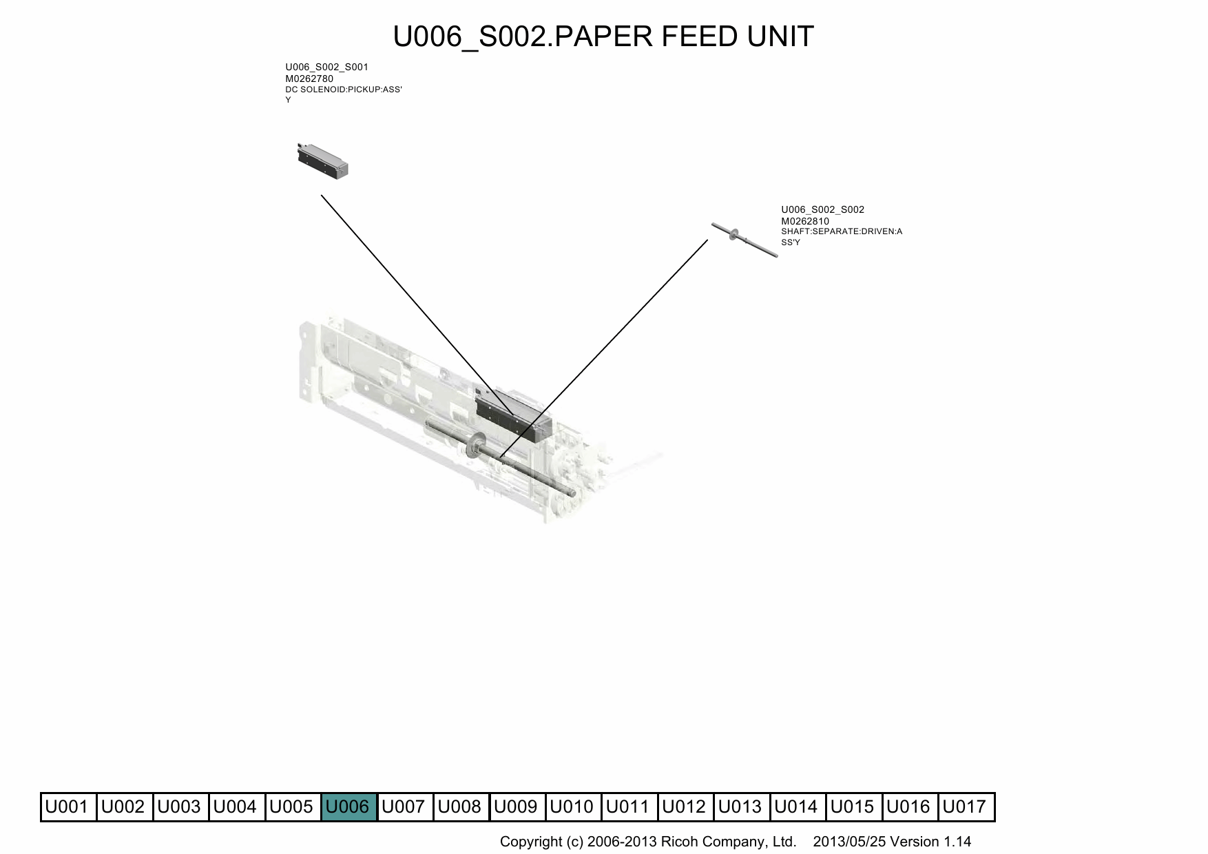 RICOH Aficio MP-C300 C400 M022 M026 Parts Catalog-3